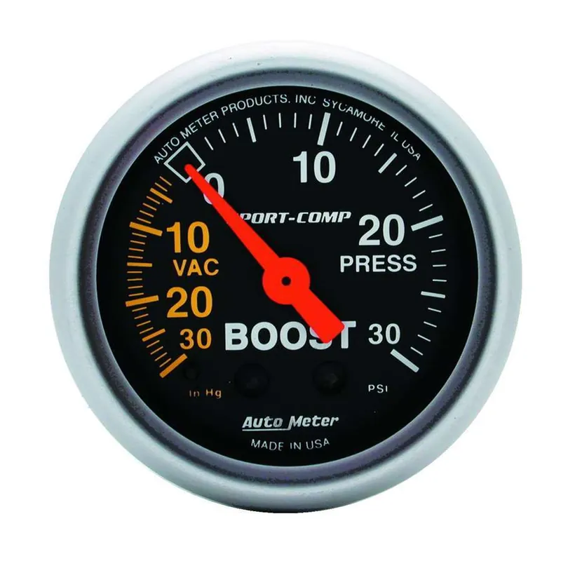 Deal AUTOMETER Boost 30 in/30 psi 3303