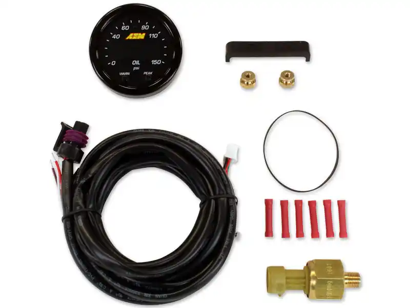 AEM ELECTRONICS X-Series Oil Pressure Gauge 0-150psi 30-0307 Genuine
