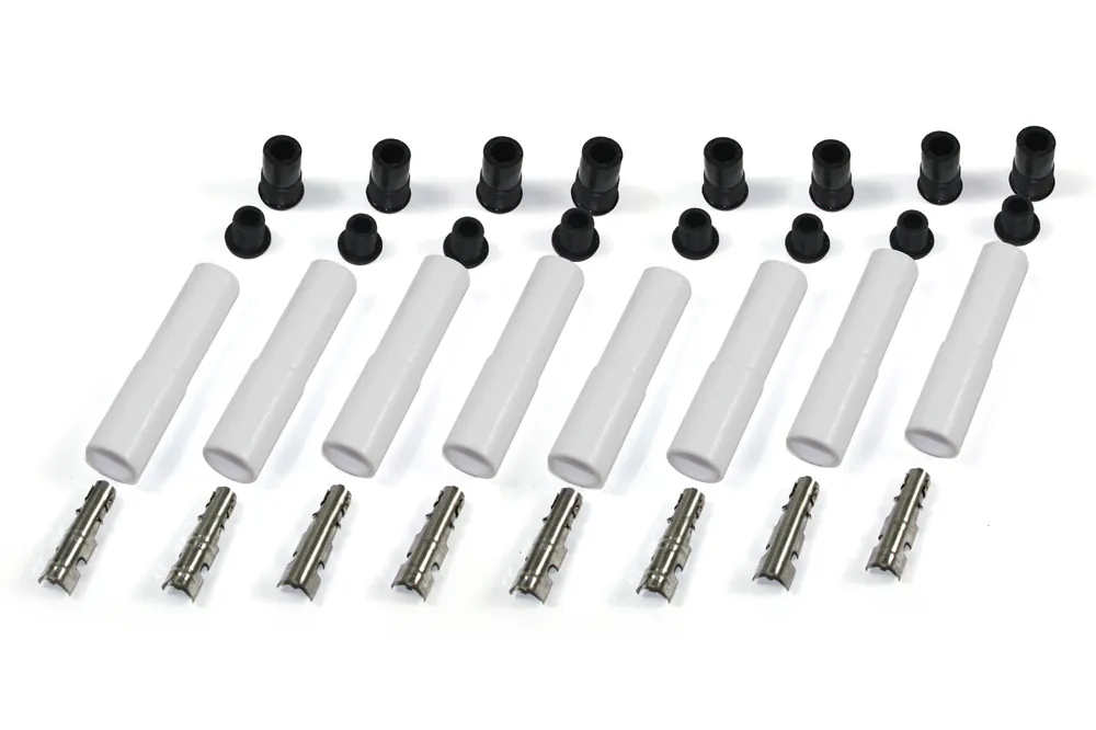 PERTRONIX IGNITION Ceramic Spark Plug Boot Kit Straight 8pk White 8502HT-8 Save Now