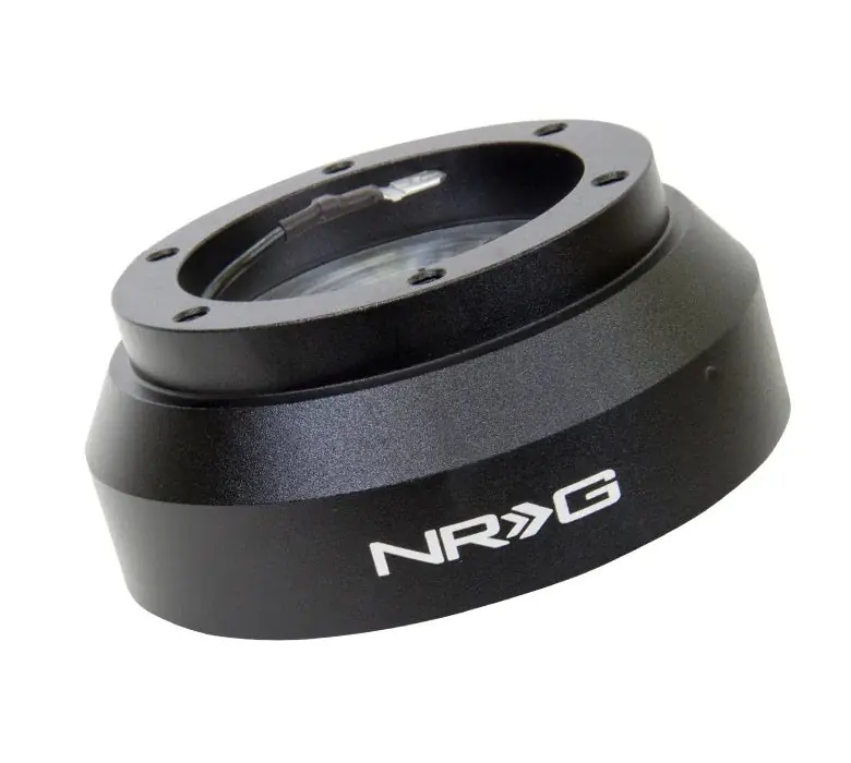 NRG Innovations Steering Wheel Adapter - 6-Bolt Quick Release to OE Column - Black - Various Applications Mega Sale