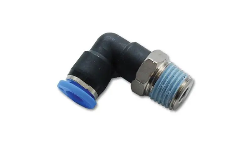Direct From Manufacturer Vibrant Male Elbow Pneumatic Vacuum Fitting (1/8in NPT Thread) - for use with 1/4in (6mm) OD tubing