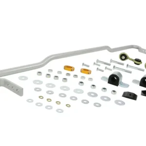 Worldwide Shipping Whiteline Performance Sway Bar - 3 Point Adjustable - Rear - 22 mm Diameter - Steel - Silver Powder Coat
