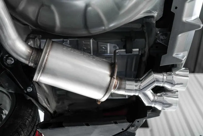 MBRP 15-19 Subaru WRX 2.0L/STI 2.5L 3in Dual Split Rear Exit w/ 3.5in CF Tips - T304 Street Version Free Returns