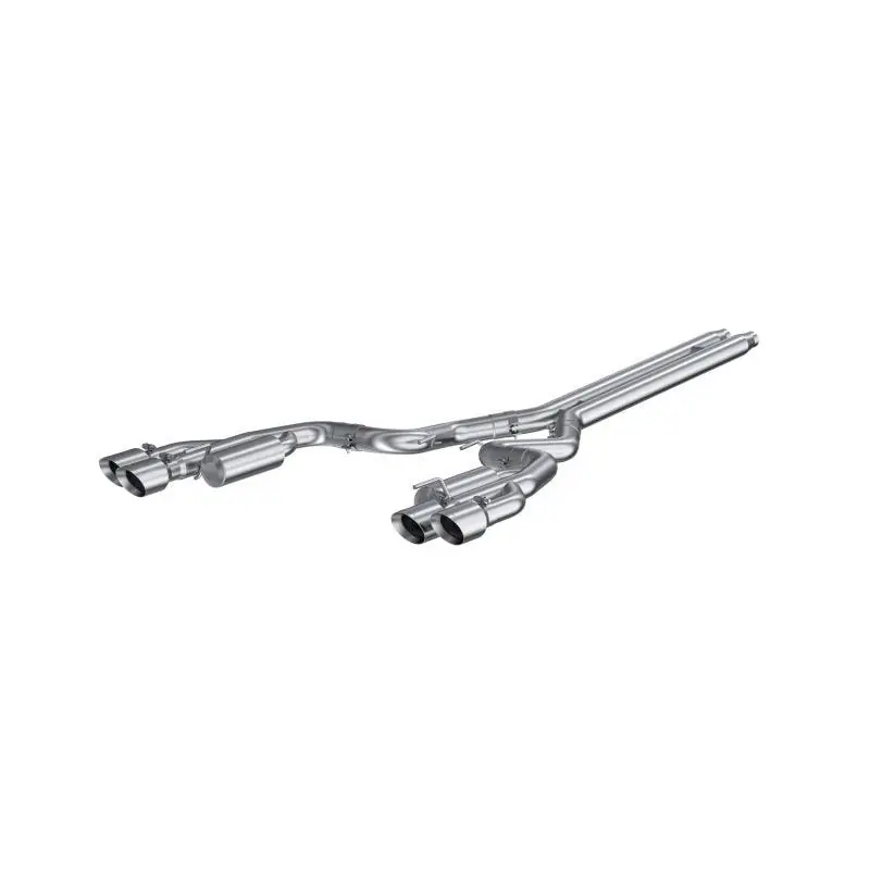 MBRP 18-19 Ford Mustang GT 5.0 3in Cat Back Quad Tip Race Version - T304 Today Only