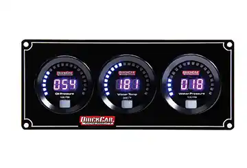 Quickcar Racing Products Digital 3-Gauge Panel Op/Wt/Wp 67-3016 Holiday Sale
