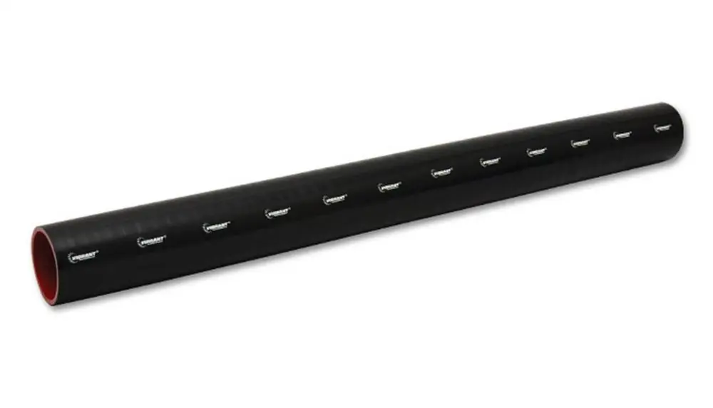 Limited Edition Vibrant 4 Ply Reinforced Silicone Straight Hose Coupling - 1.5in I.D. x 36in long (Black)