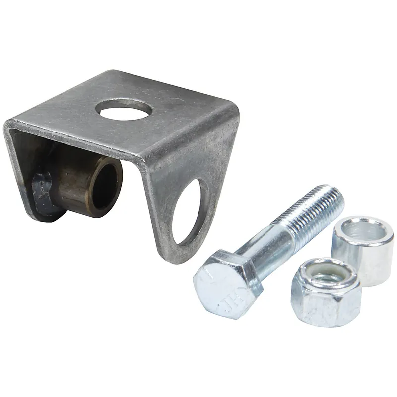 Authentic Allstar Performance Shock Bracket w/ Grade 5 Bolt - Lock Nut & Spacer - Flat Mount Style (10 Pack)