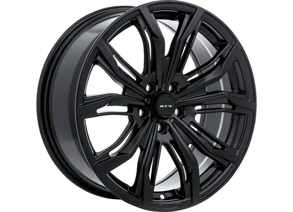 Seasonal Sale RTX Wheels Black widow 17x7.5 5x108 et40 cb63.4 satin black