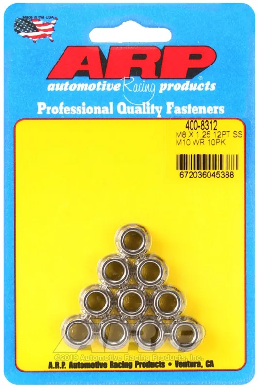 One Day Deal ARP M8 x 1.25 12pt SS Nut Kit