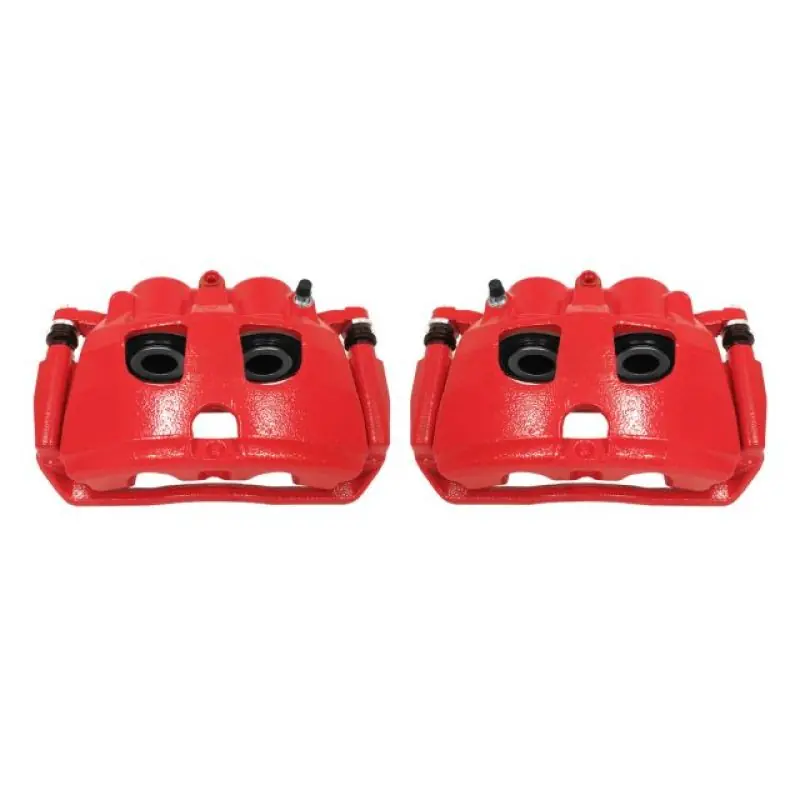 Power Stop 09-10 Dodge Ram 2500 Rear Red Calipers w/Brackets - Pair While Supplies Last