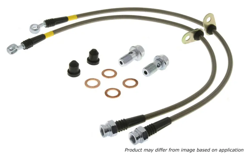 Wholesale StopTech 04-06 Mini & Mini S Rear Stainless Steel Brake Line Kit