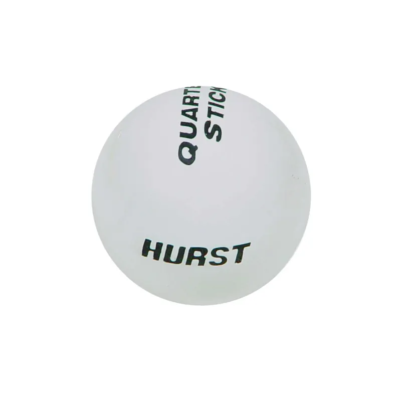 Professional Grade Hurst Hurst Shift Knob - Quarter Stick - White HUR1631036