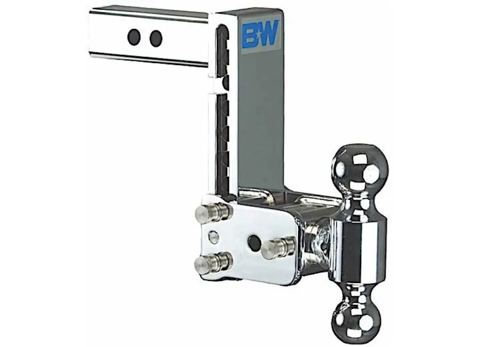 B & W Trailer Hitches Chrome tow & stow 10in model 7in drop 7.5in rise 2 & 2 5/16 balls Sale
