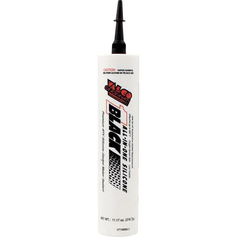 Latest Valco All-In-One Silicone - Black 11.17 oz. Cartridge w/ Nozzle