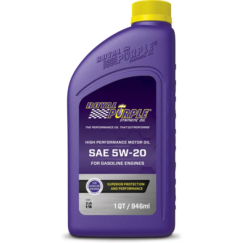 Save Now Royal Purple High Performance Synthetic Motor Oil - SAE 5W20 - 1 Quart