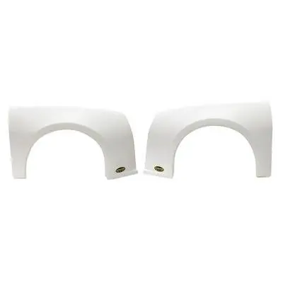 Today Only Dominator Camaro Street Stock Fender Kit - Molded Plastic - White - Left and Right