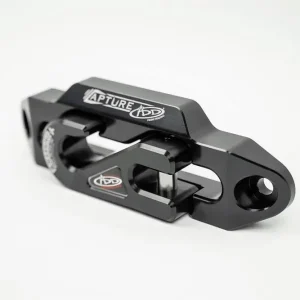 Addictive Desert Designs 1-5/16in Winch Fairlead Plate w/ Recessed Round End Hook - Black Super Sale