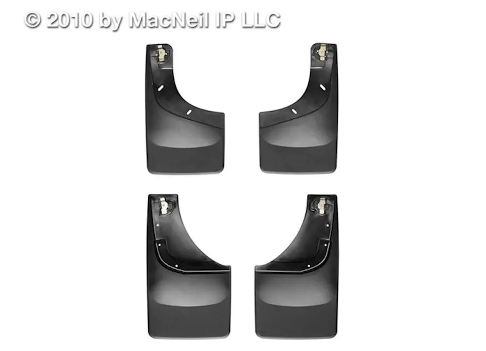 WeatherTech 04-08 f-150 black no drill mudflaps front & rear Order Now