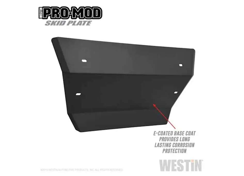 Westin Automotive 19-22 silverado 1500 textured black outlaw/pro-mod skid plate Price Drop