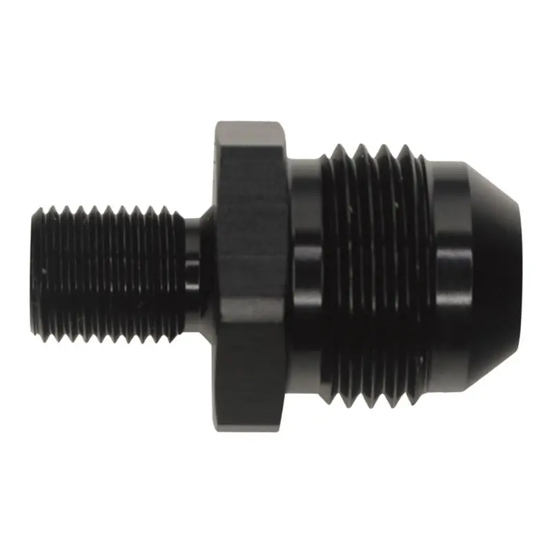 Factory Price DeatschWerks 8AN Male Flare to M10 X 1.0 Male Metric - Anodized Matte Black(6-02-0621-B)