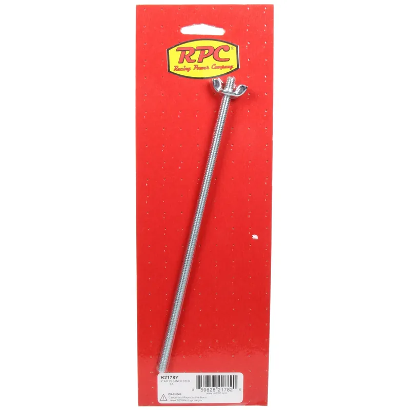 Bargain Racing Power 9" Air Cleaner Stud 1/4 -20