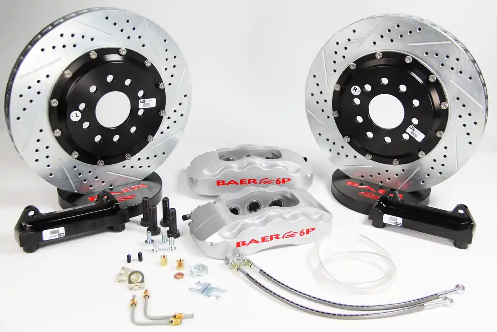Premium Baer Brakes 14" Pro+ Rear Brake Kit - Silver (4302230S)