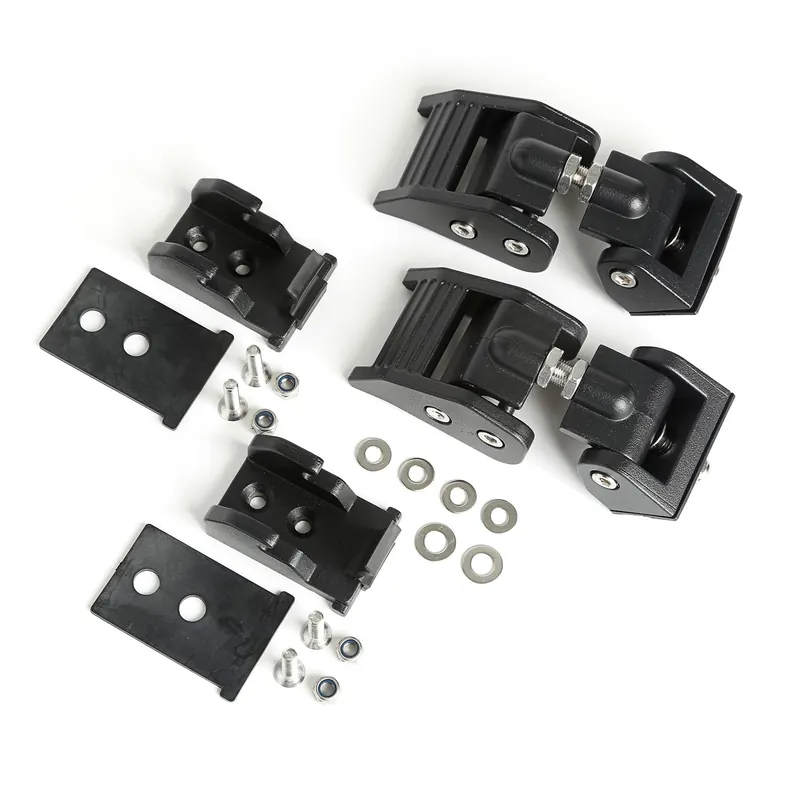 RUGGED RIDGE Hood Latches Textured Bl ack 18- Jeep Wrangler JL 11210.27 Affordable