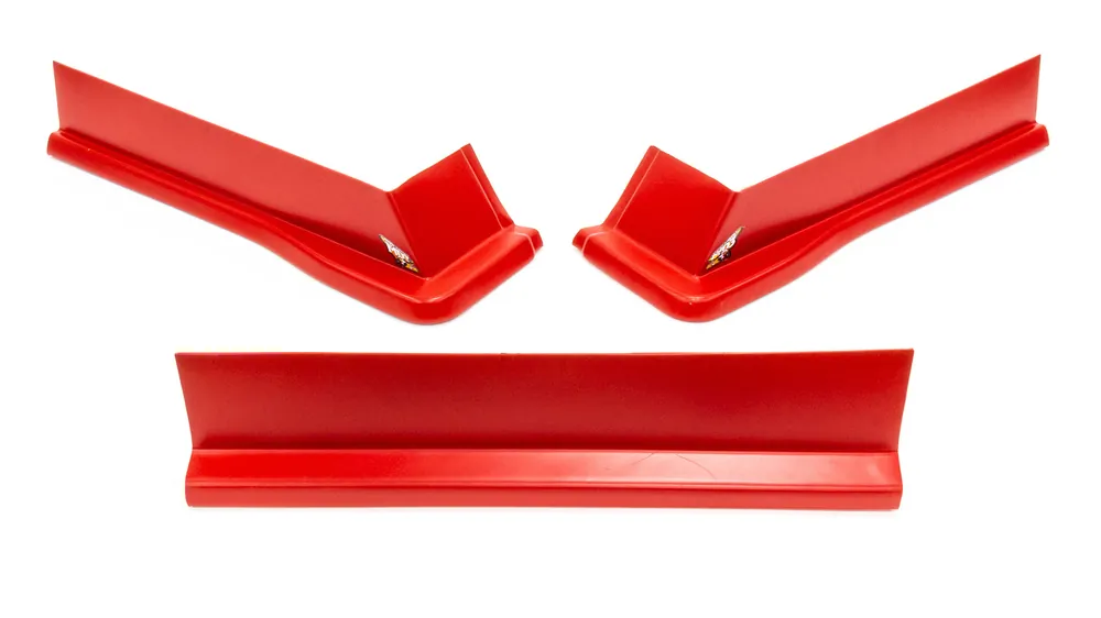 Hassle-Free Returns FIVESTAR Modified Aero Valance 3pc. Red 3022-417-R