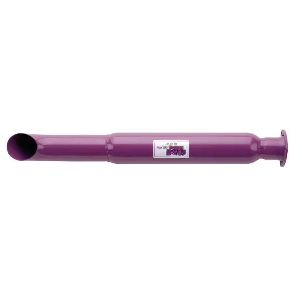 Flowtech Purple Hornies 3-Hole Turnout Header Muffler - 3" Inlet/Outlet Last Chance