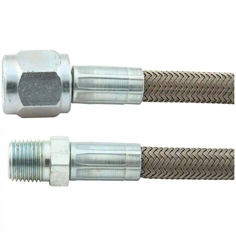 Allstar Performance 36" #4 Braided Line -4 Straight / 1/8" NPT Deal