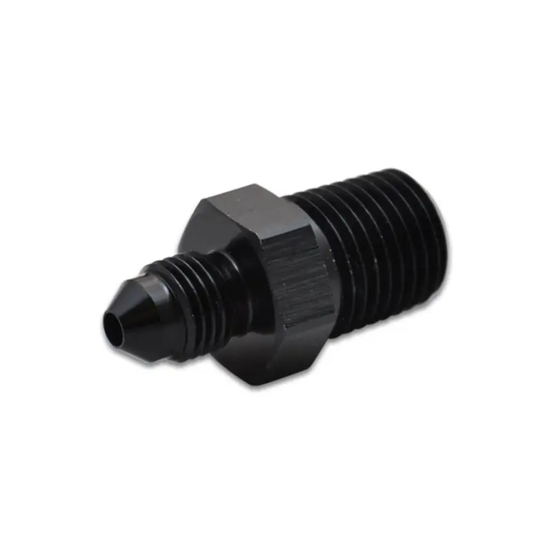 Free Returns Vibrant Performance Straight Adapter Fitting - Size: -4 AN x 3/8" NP
