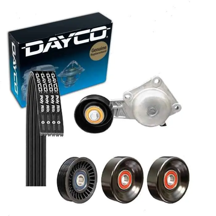 Today Only Dayco 5061030K1 Serpentine Belt Drive Component Kit for Belts Cooling Accessory System