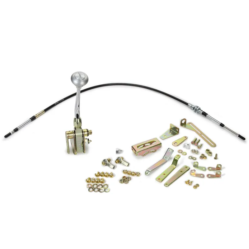 Order Now Lokar Automatic Shifter - Cable Operated - 8" Stick - Mushroom Knob - 700R4