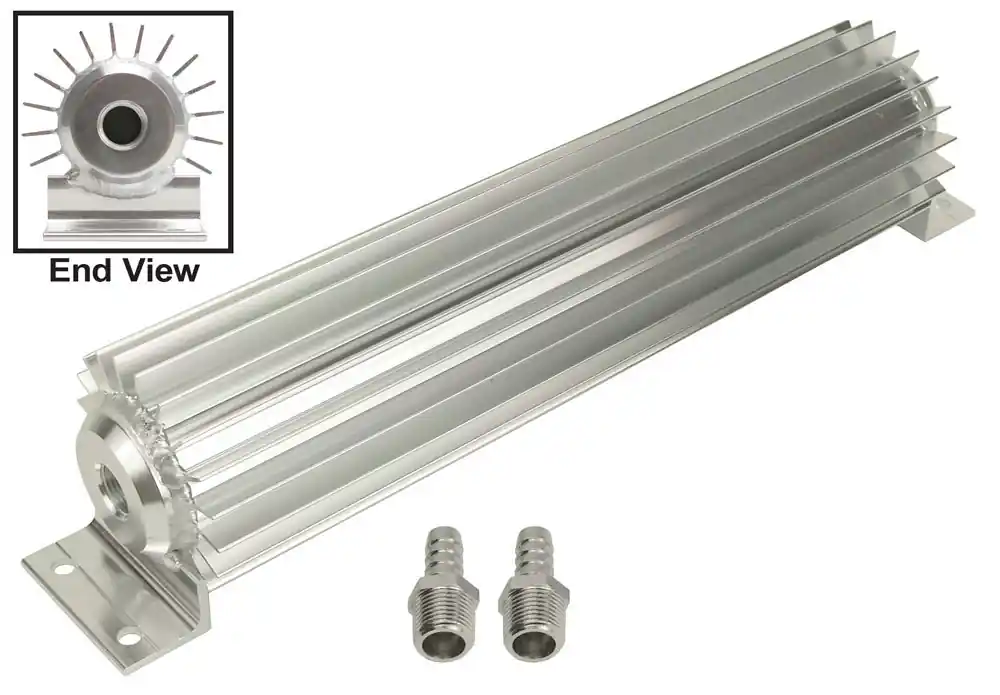 Crafted DERALE Heat Sink Trans. Cooler 12in 13250