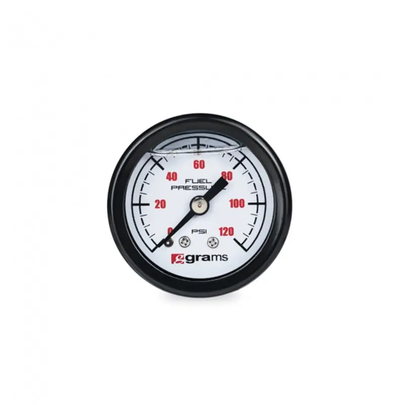 Trending Grams Performance Universal 0-120 PSI Fuel Pressure Gauge - White Face