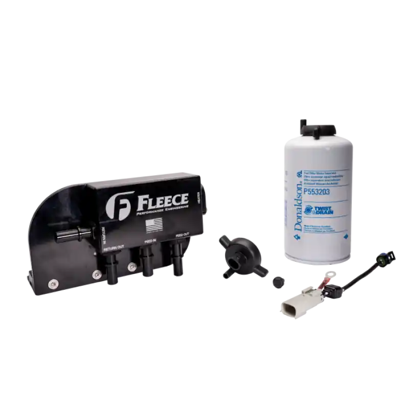 Fleece Performance 17-24 Ford F250-550 Powerstroke Under Bed Fuel Filt Instant Buy