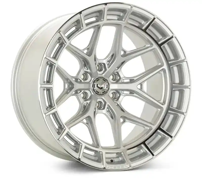 Vossen HFX-1 17x9 / 6x135 / ET0 / Deep / 87.1 CB - Silver Polished Wheel- HFX1-7F75 High Quality