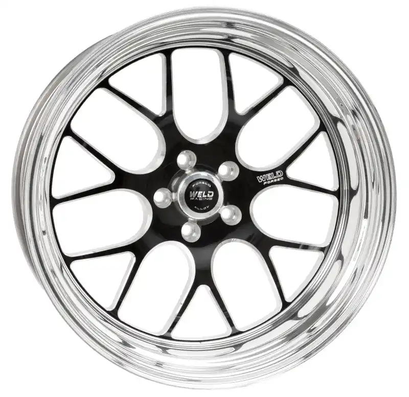 Budget Weld S77 20x11 / 5x4.75 BP / 4.4in. BS Medium Pad - Black Non-Beadlock