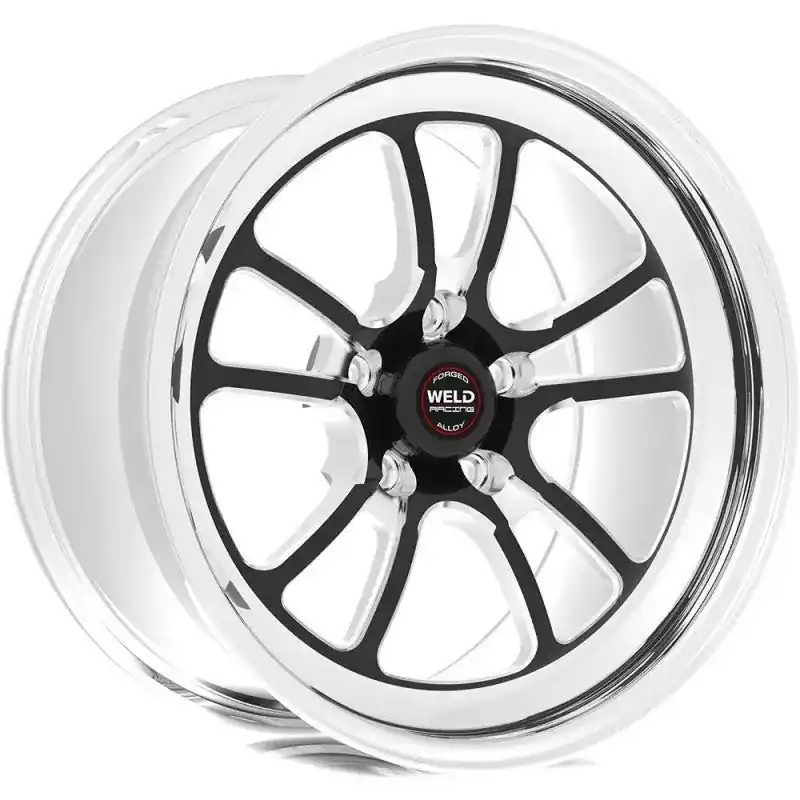 Weld S70 20x12 / 5x4.75 BP / 5.8in. BS Black Wheel (High Pad) - Non-Beadlock Grab Now