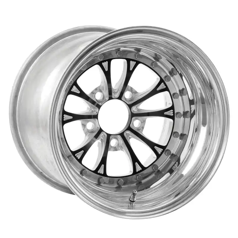 Worldwide Shipping Weld Vitesse 15x10 / 5x4.5 BP / 4.5in. BS Black Wheel - Non-Beadlock