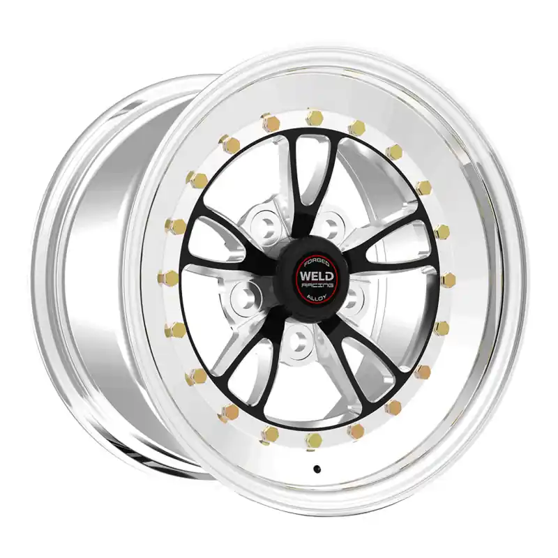 Weld Full Throttle 15x7 / 5x4.5 BP / 3.5in. BS Black Wheel - Polished Non Beadlock Trending