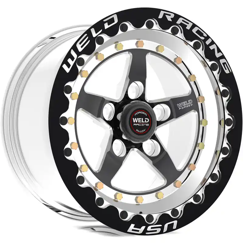 Today Only Weld Weldstar 15x10 / 5x120 BP / 7.5in. BS Black Wheel - Black Single Beadlock MT
