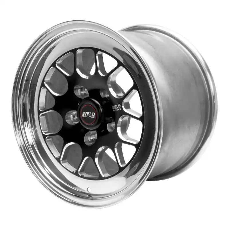 Weld S77 15x4 / 5x4.5 BP / 1.5in. BS Black Wheel (Medium Pad) - Non-Beadlock Hot Deal