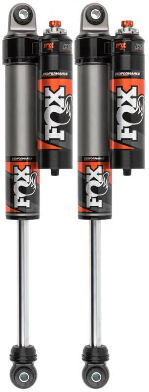 Free Returns Fox 2017+ Ford SD 2.5 Perf Elite Series Reservoir Shock Rear P/B 2-3.5in Lift (Pair) w/ DSC Adj.