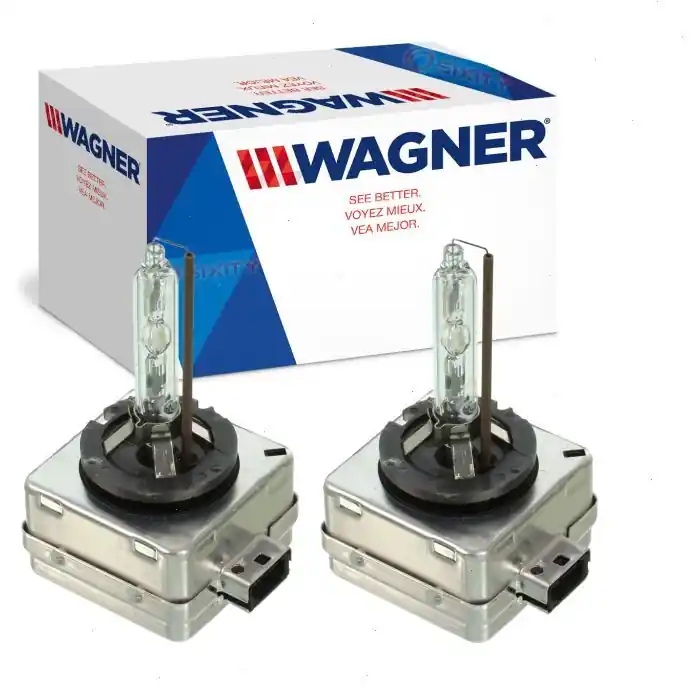 Professional Grade 2013-2018 Dodge Challenger Charger Dart Durango Viper 2 pc Wagner Headlight Bulbs High & Low Beam -