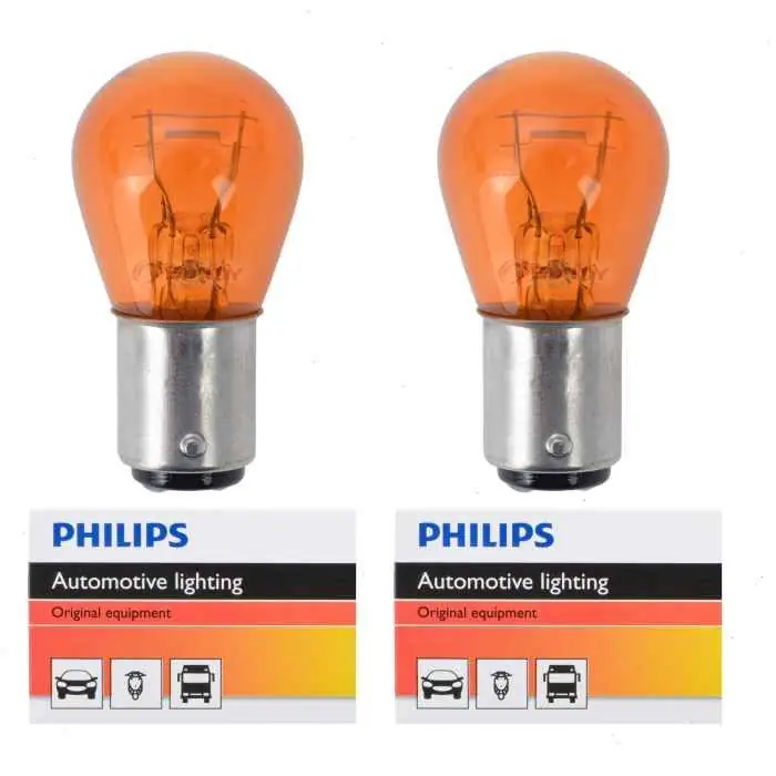 Affordable 2 pc Philips 1157NACP Turn Signal Light Bulbs for 93502 Electrical Lighting Body Exterior