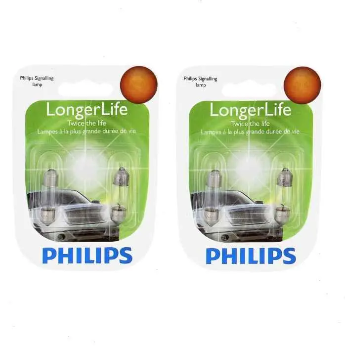 Worldwide Shipping 2 pc Philips Long Life DE3021LLB2 Dome Light Bulbs for 25323 Electrical Lighting Body Interior