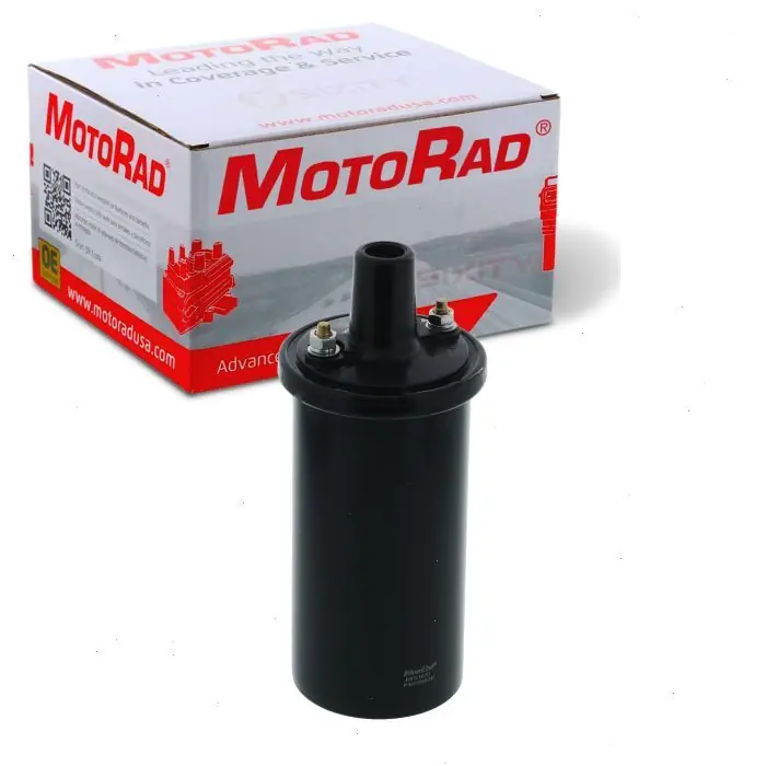 Warranty Included 1949-1951 Ford Deluxe MotoRad Ignition Coil - Spark Plug Wire Boot