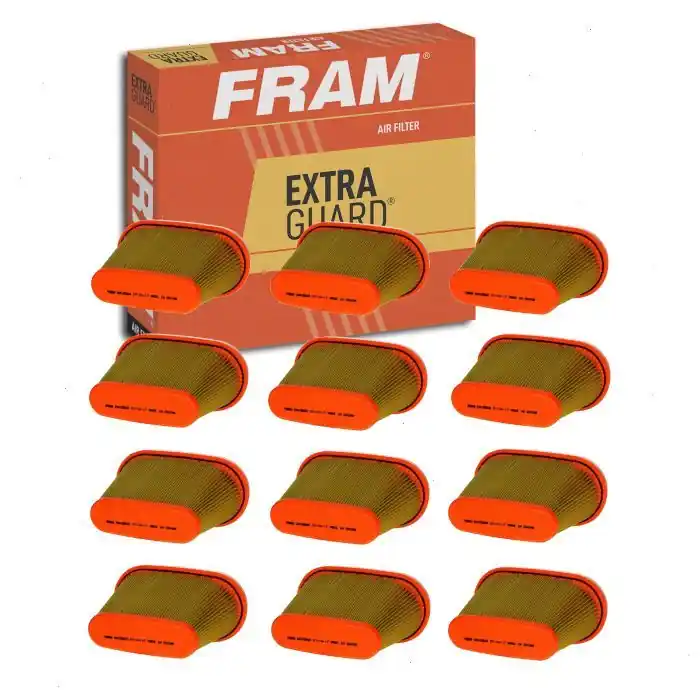 Original 12 pc FRAM Extra Guard CA12062 Air Filters for 13 71 8 616 909 9584 A851C AF1766 AF586 AFR-84132 LX 5254 PA9967 WA10171 Intake Inlet Manifold Fuel Delivery Filters