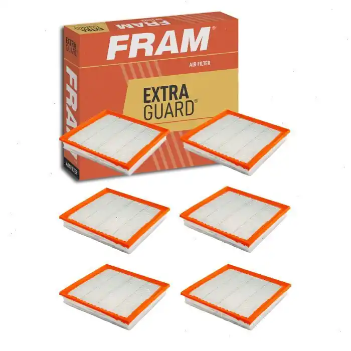 6 pc FRAM Extra Guard CA10990 Air Filters for 143-3733 49730 51885139 619-49730 68202151AA A46152 AF1644 LX 3213 MD8730 PA6163 PA7800 TA36163 V40-1075 VA-296 Intake Inlet Affordable